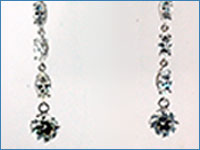 sapphire and diamond earrings