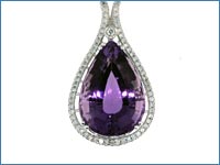 Amethyst Gemstone Pendant
